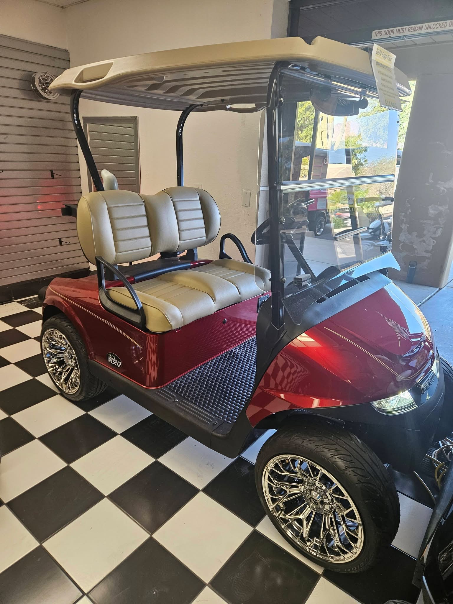 2026 EZGO RXV Red